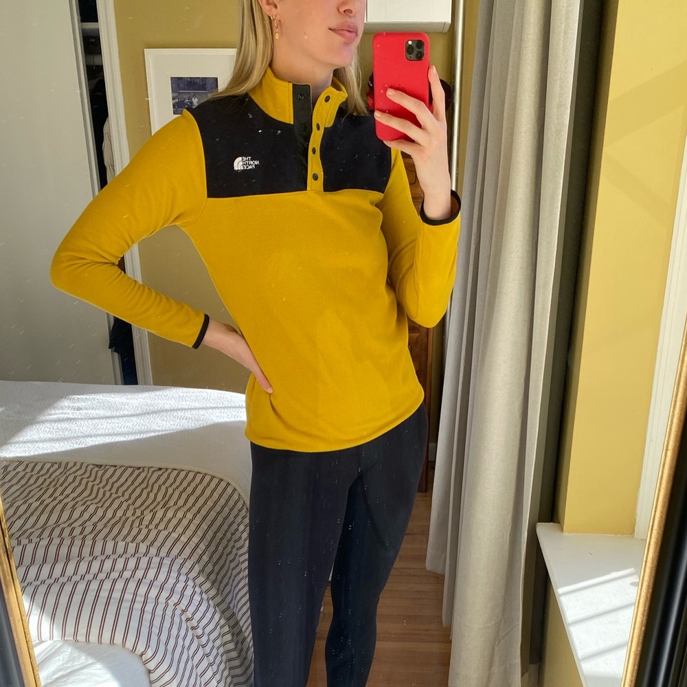 THE NORTH FACE TKA GLACIER SNAP-NECK PULLOVER FLEECE WOMEN'S